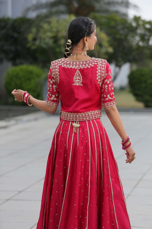 Pink Gadhwal silk - Image 7